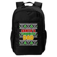 Santa's Favorite Dad Ugly Sweater Daily Commute Backpack