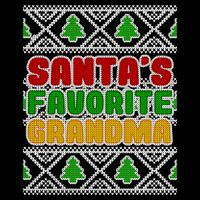 Santa's Favorite Grandma Ugly Sweater Cooling Performance Crew T-Shirt