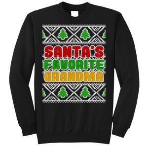 Santa's Favorite Grandma Ugly Sweater Sweatshirt