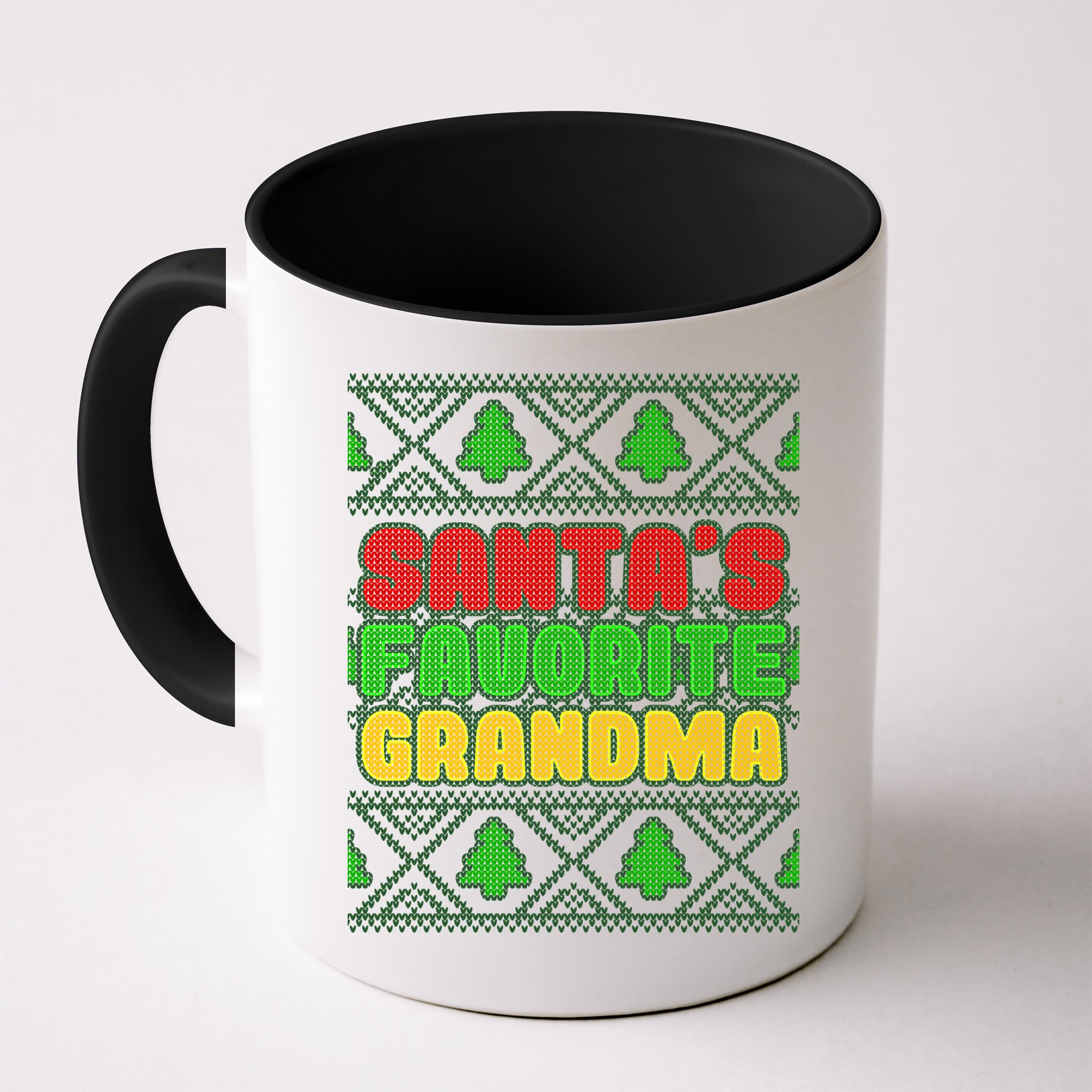 Santa's Favorite Grandma Ugly Sweater Mug
