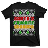 Santa's Favorite Grandpa Ugly Sweater T-Shirt