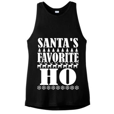 Santas Favorite Ho Ladies PosiCharge Tri-Blend Wicking Tank