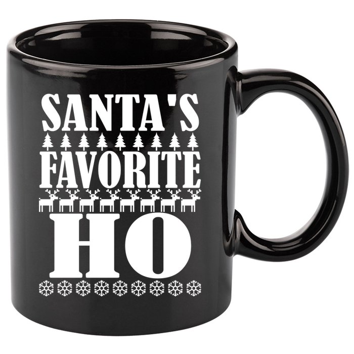 Santas Favorite Ho 11oz C Handle Ceramic Mug