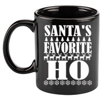 Santas Favorite Ho 11oz C Handle Ceramic Mug