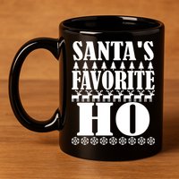 Santas Favorite Ho 11oz C Handle Ceramic Mug