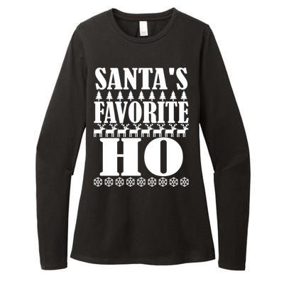 Santa's Favorite Ho Womens CVC Long Sleeve Shirt