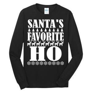 Santa's Favorite Ho Tall Long Sleeve T-Shirt