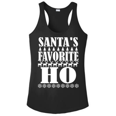 Santa's Favorite Ho Ladies PosiCharge Competitor Racerback Tank