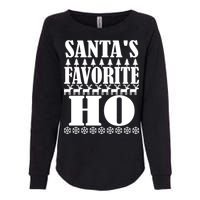 Santa's Favorite Ho Womens California Wash Sweatshirt