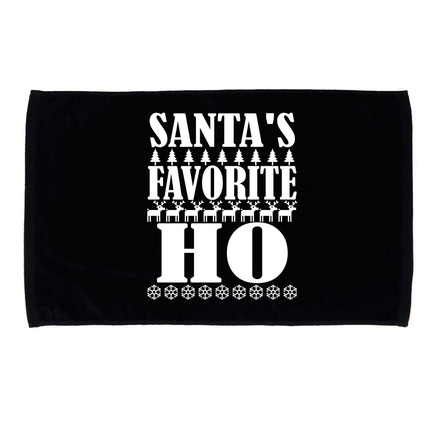 Santas Favorite Ho Microfiber Hand Towel