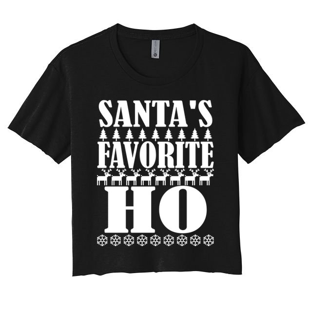 Santas Favorite Ho Crop Top
