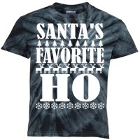 Santa's Favorite Ho Kids Tie-Dye T-Shirt