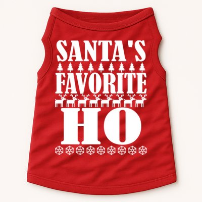 Santas Favorite Ho Doggie Tank