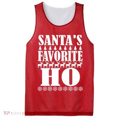 Santas Favorite Ho Mesh Reversible Basketball Jersey Tank