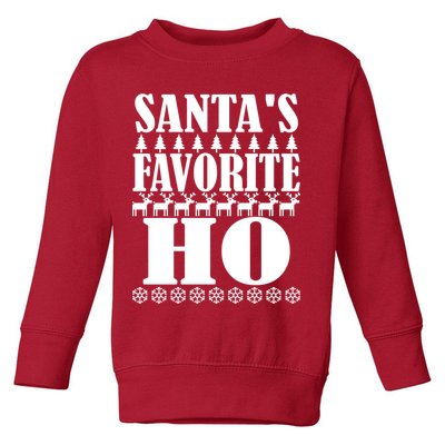 Santas Favorite Ho Toddler Sweatshirt