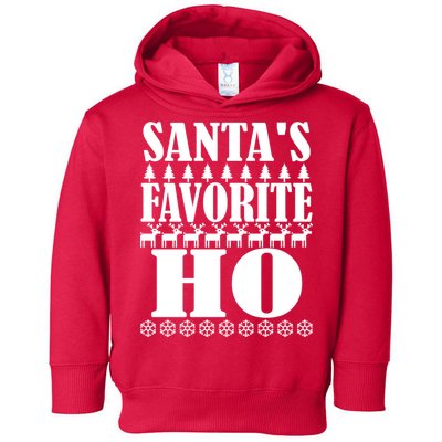 Santas Favorite Ho Toddler Hoodie