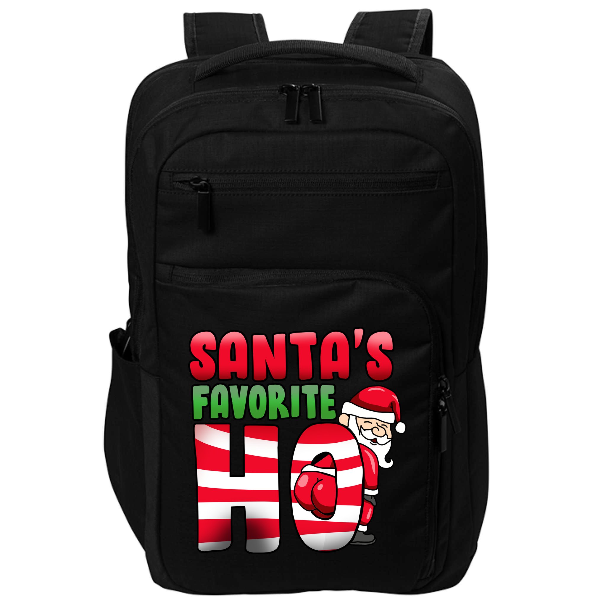 Santa's Favorite Ho Funny X-Mas Impact Tech Backpack