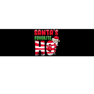 Santa's Favorite Ho Funny X-Mas Bumper Sticker