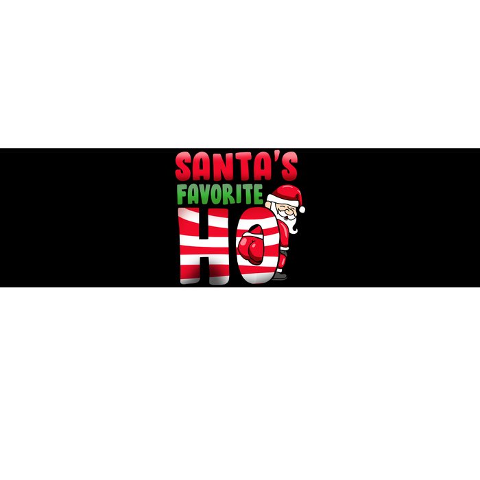 Santa's Favorite Ho Funny X-Mas Bumper Sticker