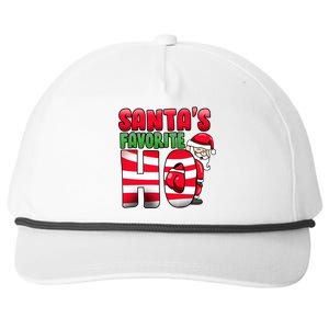 Santa's Favorite Ho Funny X-Mas Snapback Five-Panel Rope Hat