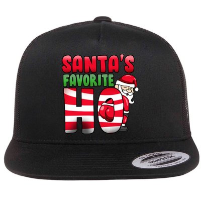 Santa's Favorite Ho Funny X-Mas Flatbill Hat