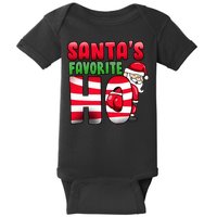 Santa's Favorite Ho Funny X-Mas Baby Bodysuit