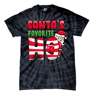 Santa's Favorite Ho Funny X-Mas Tie-Dye T-Shirt