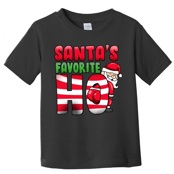 Santa's Favorite Ho Funny X-Mas Toddler T-Shirt