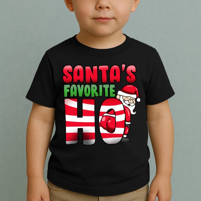 Santa's Favorite Ho Funny X-Mas Toddler T-Shirt