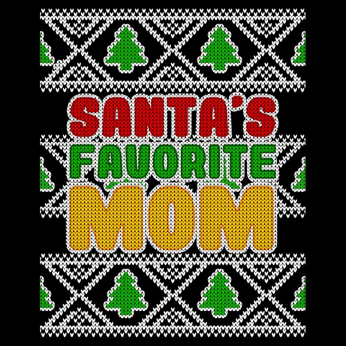 Santa's Favorite Mom Ugly Sweater Impact Tech Backpack