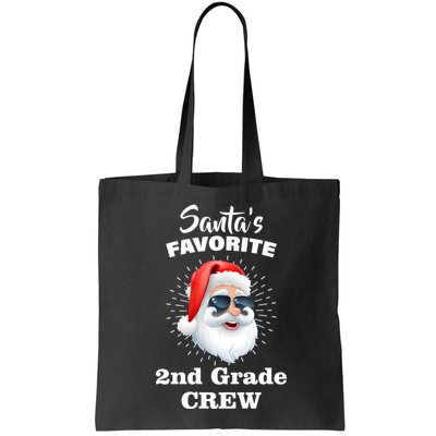 Santa's Favorite Second Grade Crew Christmas Bag