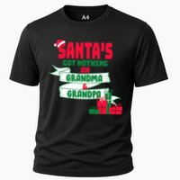 Santa's Got Nothing On Grandma And Grandpa Christmas Cooling Performance Crew T-Shirt