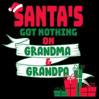Santa's Got Nothing On Grandma And Grandpa Christmas Cooling Performance Crew T-Shirt