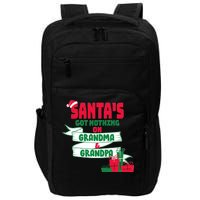 Santa's Got Nothing On Grandma And Grandpa Christmas Impact Tech Backpack