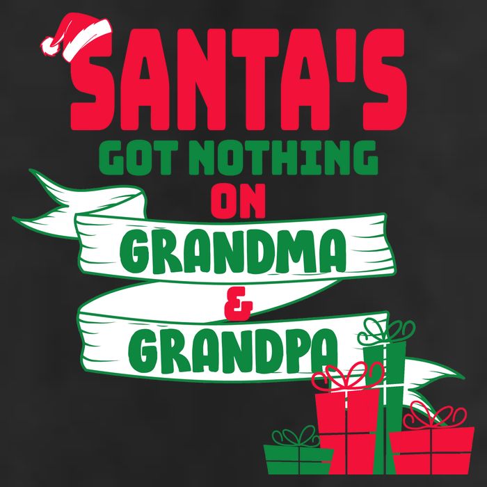Santa's Got Nothing On Grandma And Grandpa Christmas 11oz C Handle Ceramic Mug