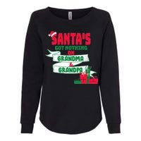 Santa's Got Nothing On Grandma And Grandpa Christmas Womens California Wash Sweatshirt