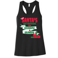 Santa's Got Nothing On Grandma And Grandpa Christmas Women's Racerback Tank