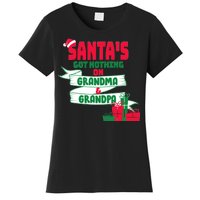 Santa's Got Nothing On Grandma And Grandpa Christmas Women's T-Shirt