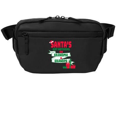 Santa's Got Nothing On Grandma And Grandpa Christmas Crossbody Pack