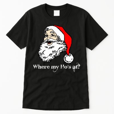 Santa's Ho Funny Christmas Tall T-Shirt