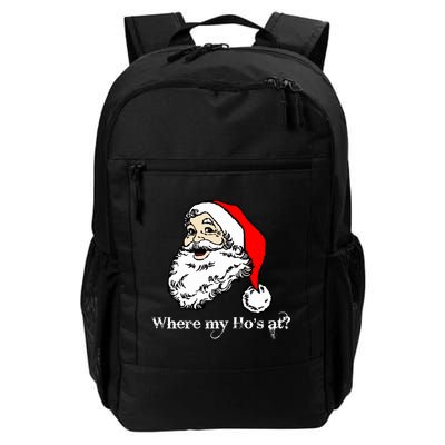 Santa's Ho Funny Christmas Backpack