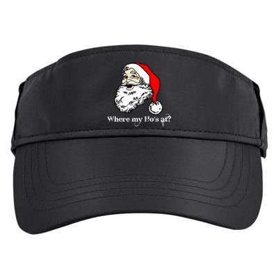 Santa's Ho Funny Christmas Adult Drive Performance Visor