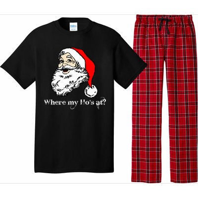 Santa's Ho Funny Christmas Pajama Set