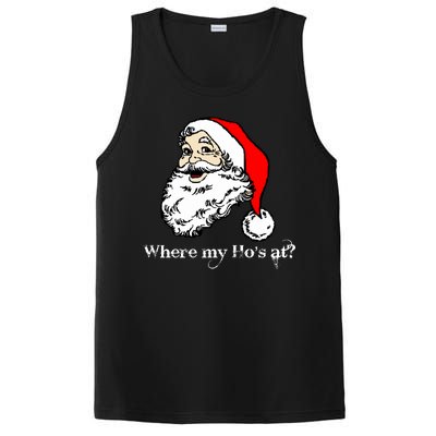 Santa's Ho Funny Christmas PosiCharge Competitor Tank