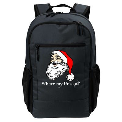 Santa's Ho Funny Christmas Daily Commute Backpack