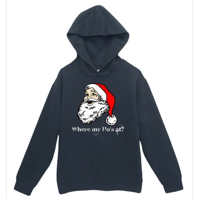 Santa's Ho Funny Christmas Urban Pullover Hoodie