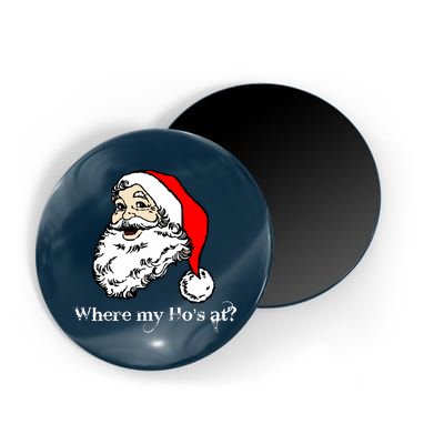 Santa's Ho Funny Christmas Magnet