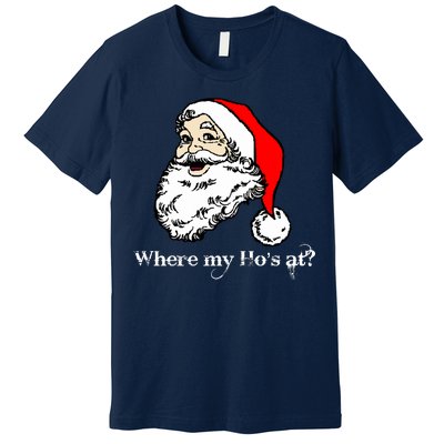 Santa's Ho Funny Christmas Premium T-Shirt