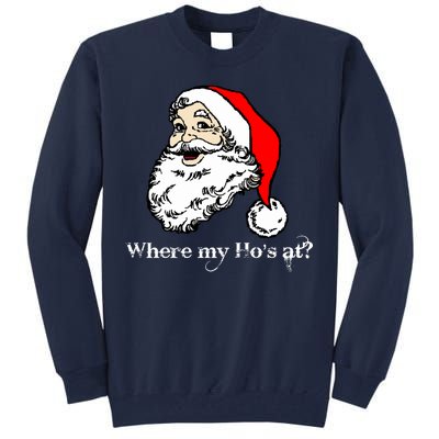 Santa's Ho Funny Christmas Tall Sweatshirt