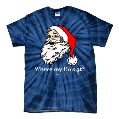 Santa's Ho Funny Christmas Tie-Dye T-Shirt